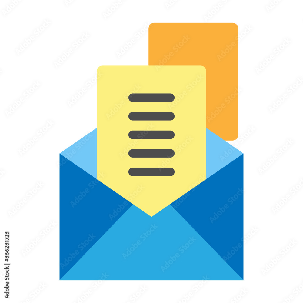 Letters Vector Flat Icon design Letters Vector Flat Icon design