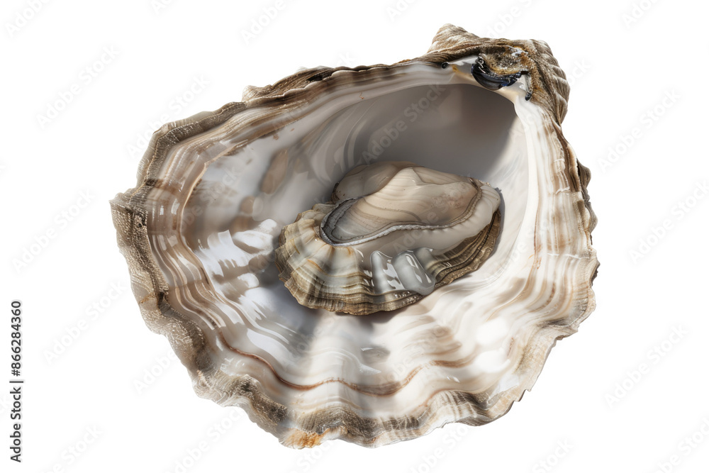 Oyster isolated on transparent background