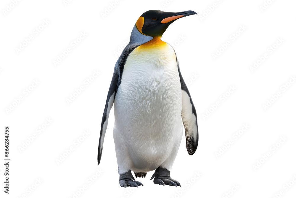 Fototapeta premium Penguin isolated on transparent background