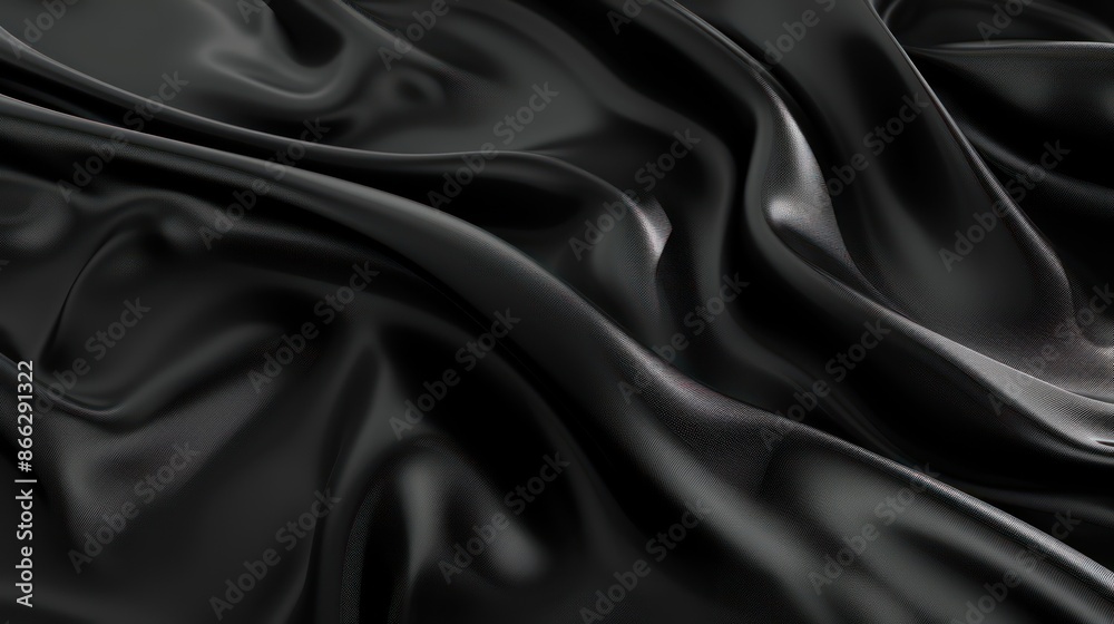 Abstract Black Fabric Texture Abstract Black Fabric Texture