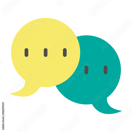 Comment Vector Flat icon design