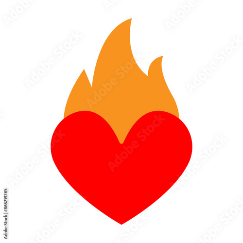 Passion Vector Flat icon design