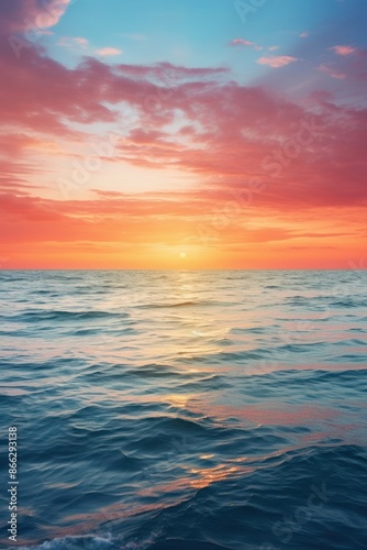 Scenery horizon sea backgrounds. © Rawpixel.com