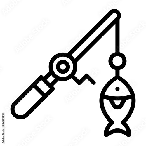 Fishing Line Icon Design