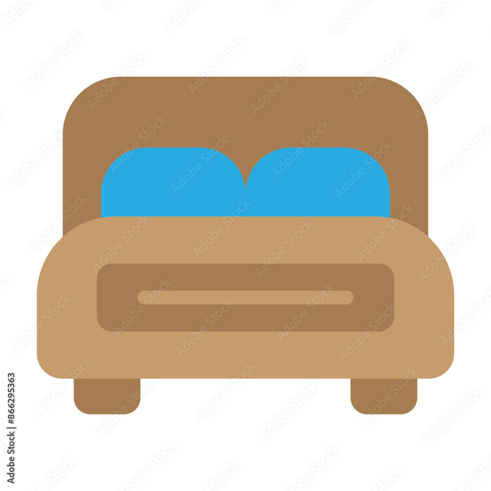 Bed Vector Flat Icon Design Bed Vector Flat Icon Design