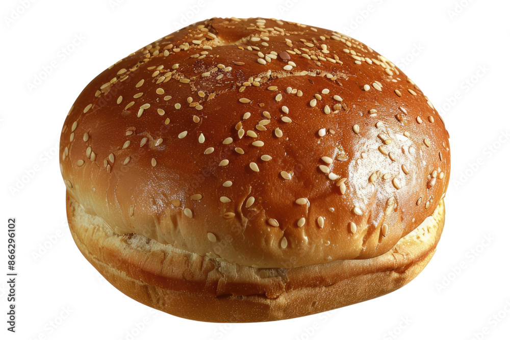 Hamburger bread isolated on transparent background Hamburger bread isolated on transparent background