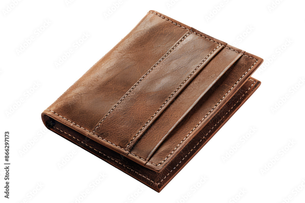 Mens wallet isolated on transparent background Mens wallet isolated on transparent background