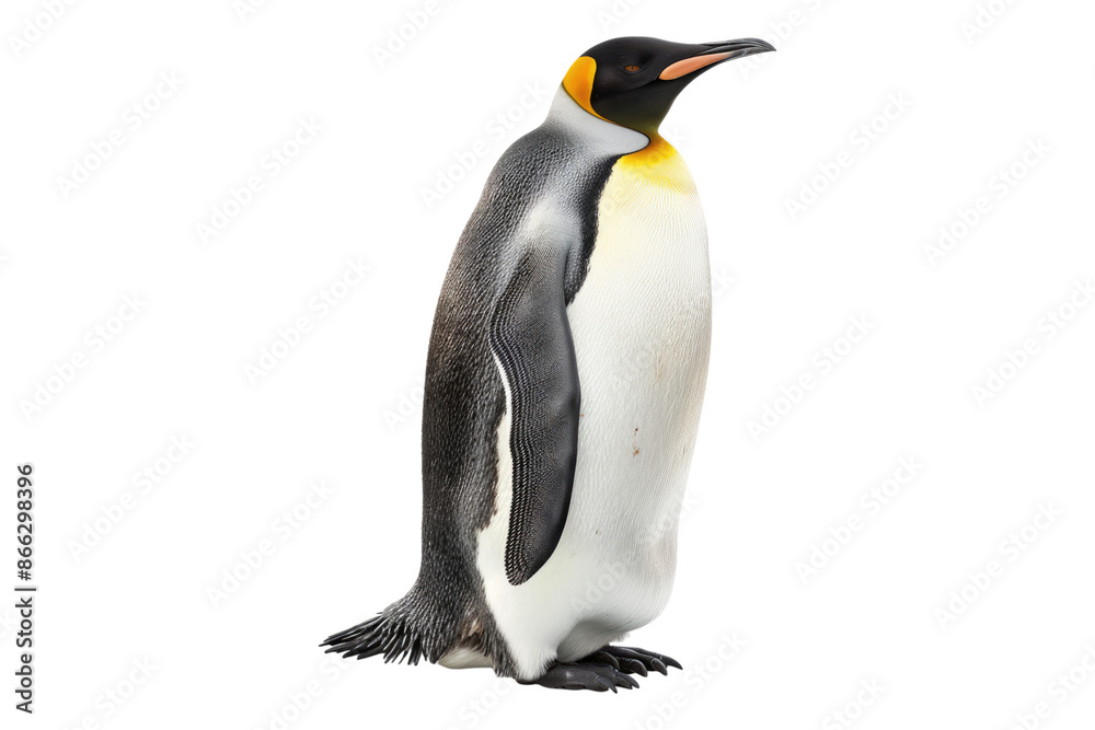 Fototapeta premium Penguin isolated on transparent background