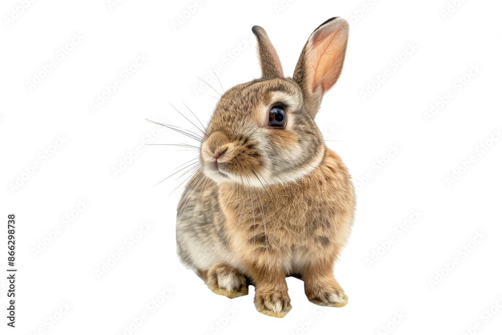 Obraz premium Rabbit isolated on transparent background