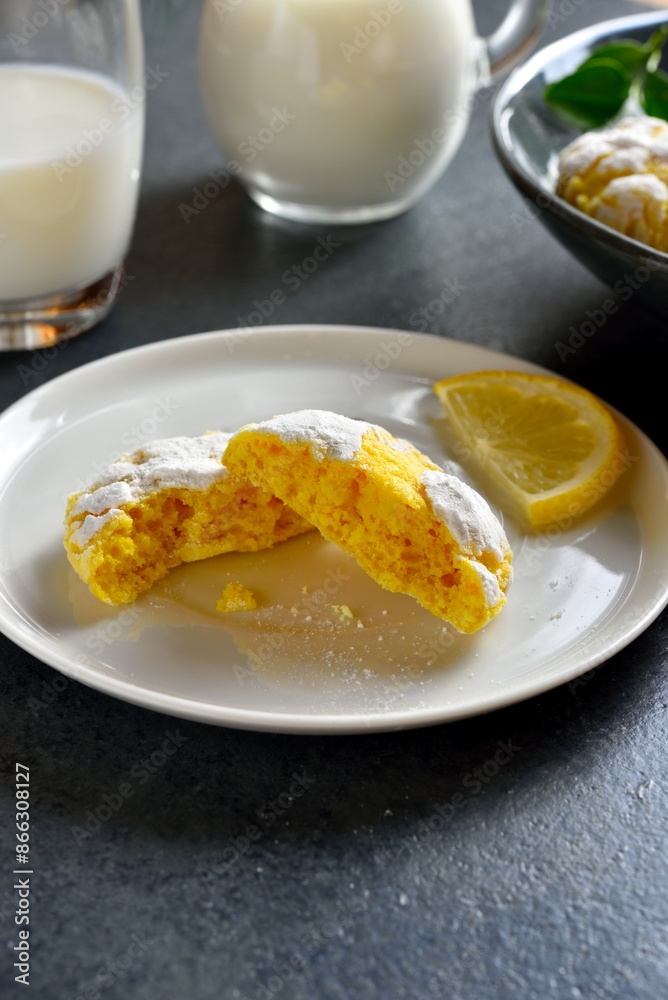 Lemon crinkle cookies Lemon crinkle cookies