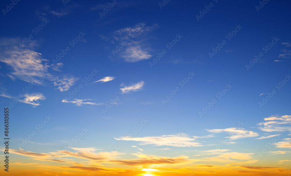 Naklejka premium sky and clouds