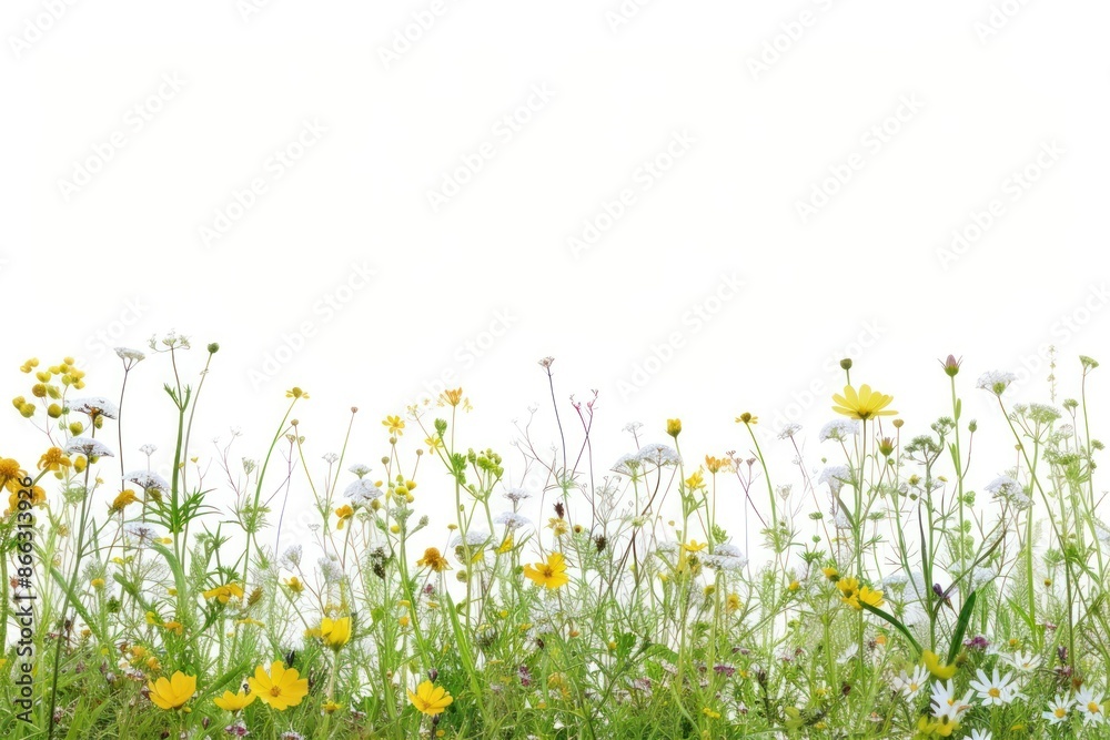 Fototapeta premium Maedow nature backgrounds grassland.