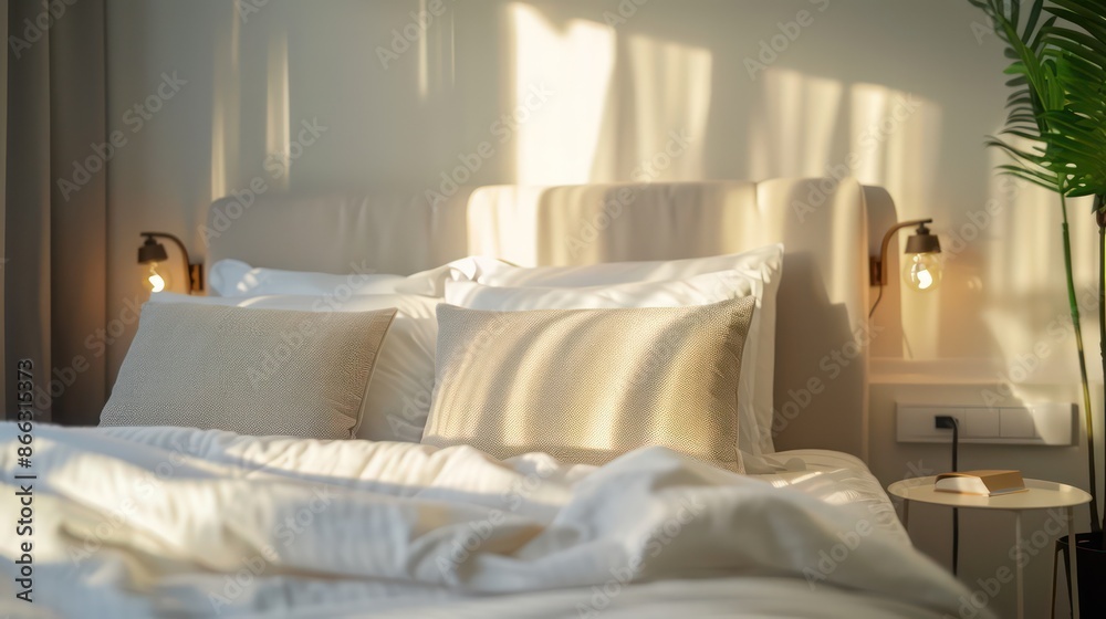 interior of bedroom, hotel bedroom, cozy bedroom, comfy bedroom, luxury home interior interior of bedroom, hotel bedroom, cozy bedroom, comfy bedroom, luxury home interior