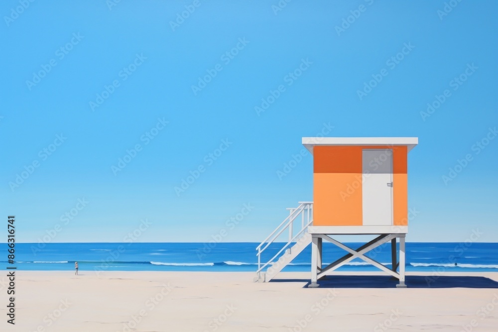 Venice beach architecture outdoors horizon. Venice beach architecture outdoors horizon.
