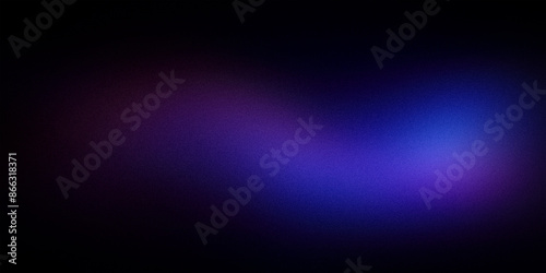 Gradient background featuring a smooth blend of dark purple and blue hues. Ideal for creating a mysterious and elegant atmosphere in modern digital designs