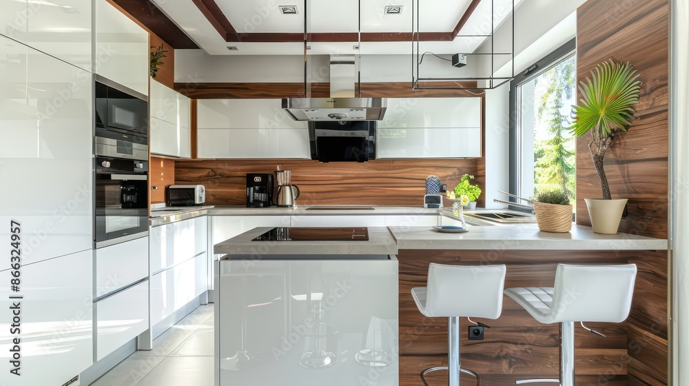modern living room with kitchen modern living room with kitchen