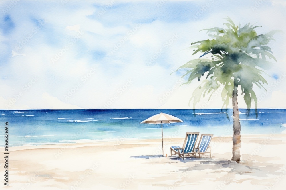 Obraz premium Beach outdoors nature summer.