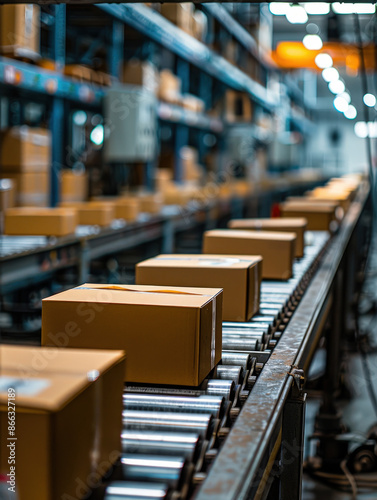 Automated packaging machine wrapping products