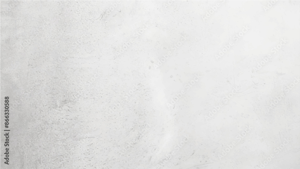 Obraz premium White paper texture for background. Grey ink grunge texture white background. White vector paper texture background. Light grey textured illustration for design.