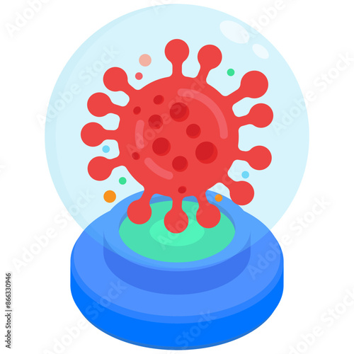 Virus in a Glass Dome