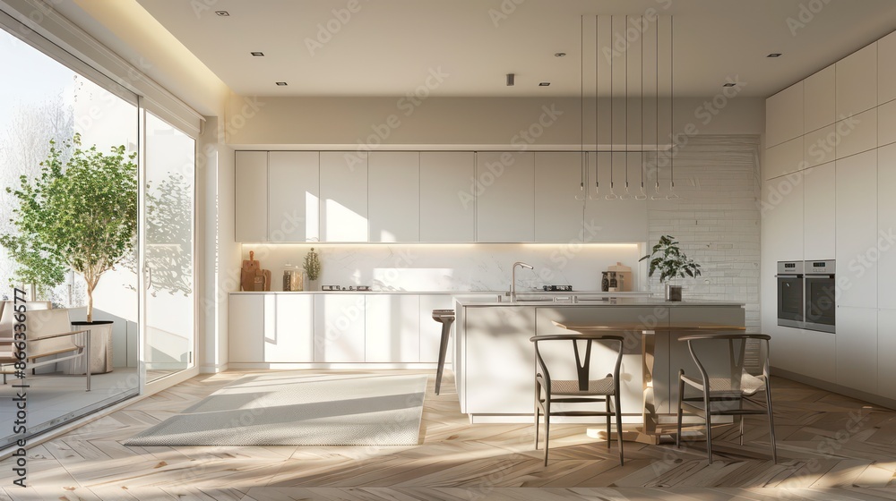 kitchen interior of modern house apartment, luxurious kitchen design kitchen interior of modern house apartment, luxurious kitchen design