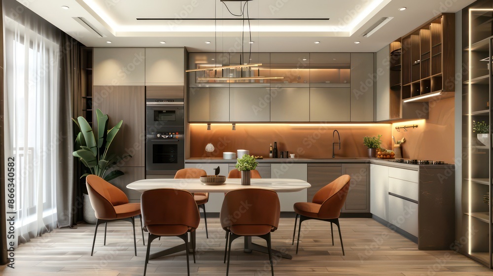 modern interior of a kitchen, beautiful kitchen design modern interior of a kitchen, beautiful kitchen design