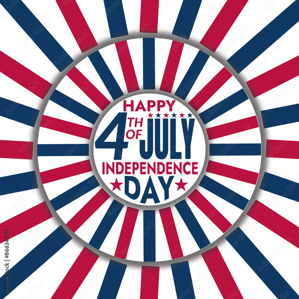 happy 4 th of July ,Independence day celebration background, poster, banner, social media post, wallpaper vector design template happy 4 th of July ,Independence day celebration background, poster, banner, social media post, wallpaper vector design template