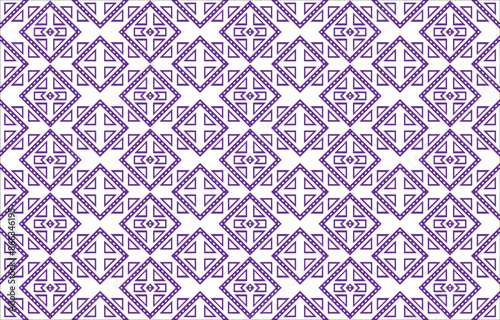 Geometric ethnic oriental pattern traditional Design for background,carpet,wallpaper,clothing,wrapping,Batik,fabric,Vector embroidery style. 
