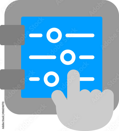 Facility inspection switch icon
