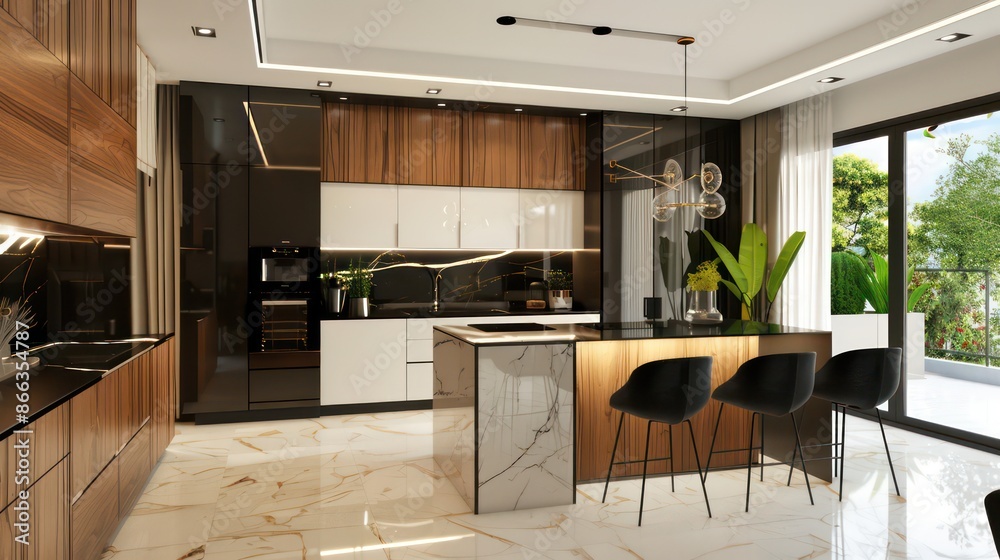modern kitchen interior, professional interior photos modern kitchen interior, professional interior photos