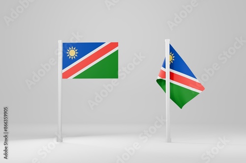 Free Download Namibia Flag 3d Illustration Stock Image	 - GFXLoad