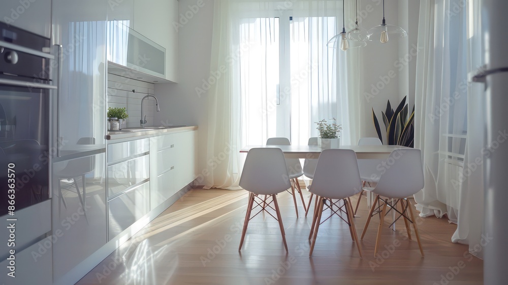 clean interior design of modern kitchen, home. different angles, professional photography clean interior design of modern kitchen, home. different angles, professional photography