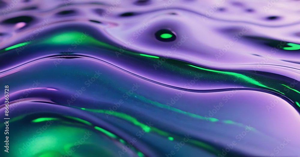 A close-up of swirling, iridescent purple and green liquid. Perfect for backgrounds, abstract designs, or projects exploring the beauty of fluids or chemicals.
A close-up of swirling, iridescent purple and green liquid. Perfect for backgrounds, abstract designs, or projects exploring the beauty of fluids or chemicals.