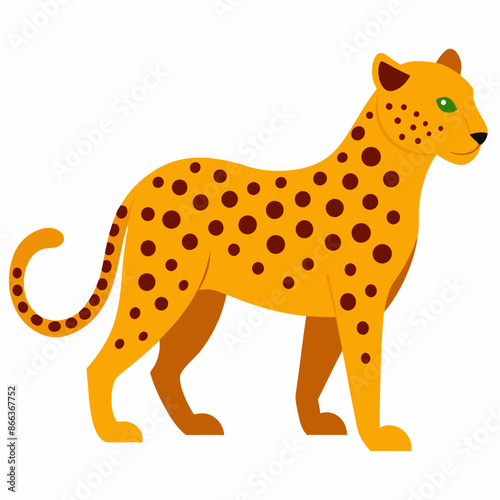 leopard vector illustration