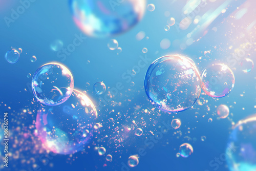 Wallpaper Mural かがやく気泡 Torontodigital.ca