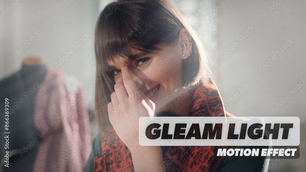 Gleam Light Procedural Motion Effect Stock Template | Adobe Stock