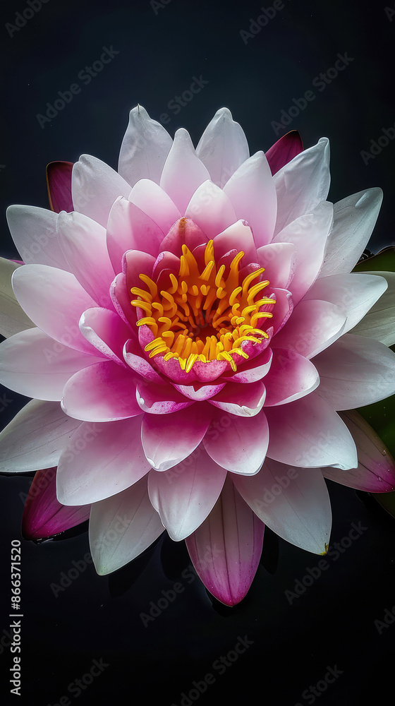 Obraz premium pink water lily