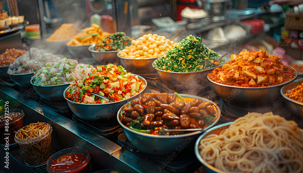 Obraz premium food background