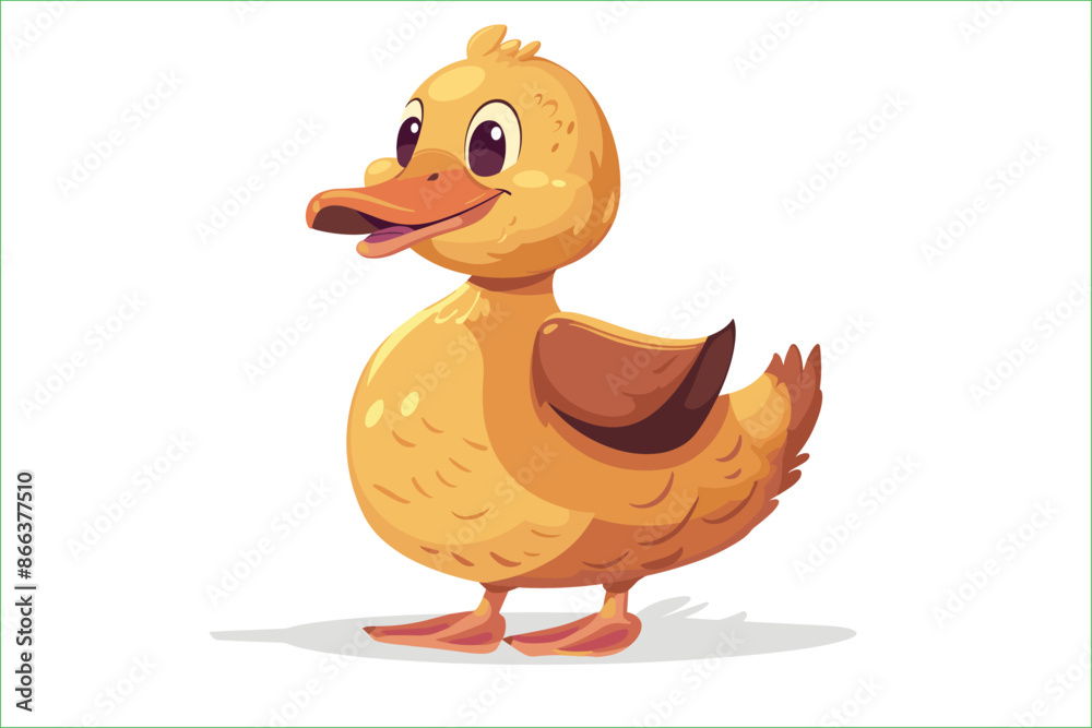 Happy Duck cartoon, isolated on a white background, Flat style cartoon vector illustration. cute duck vector illustration. with flat, cartoon, minimalist, 2d style isolated on white background. Duck. Happy Duck cartoon, isolated on a white background, Flat style cartoon vector illustration. cute duck vector illustration. with flat, cartoon, minimalist, 2d style isolated on white background. Duck.