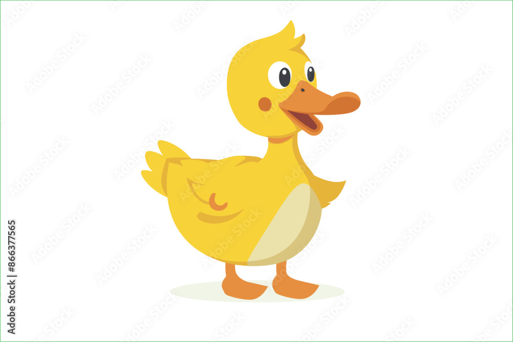 Happy Duck cartoon, isolated on a white background, Flat style cartoon vector illustration. cute duck vector illustration. with flat, cartoon, minimalist, 2d style isolated on white background. Duck. Happy Duck cartoon, isolated on a white background, Flat style cartoon vector illustration. cute duck vector illustration. with flat, cartoon, minimalist, 2d style isolated on white background. Duck.