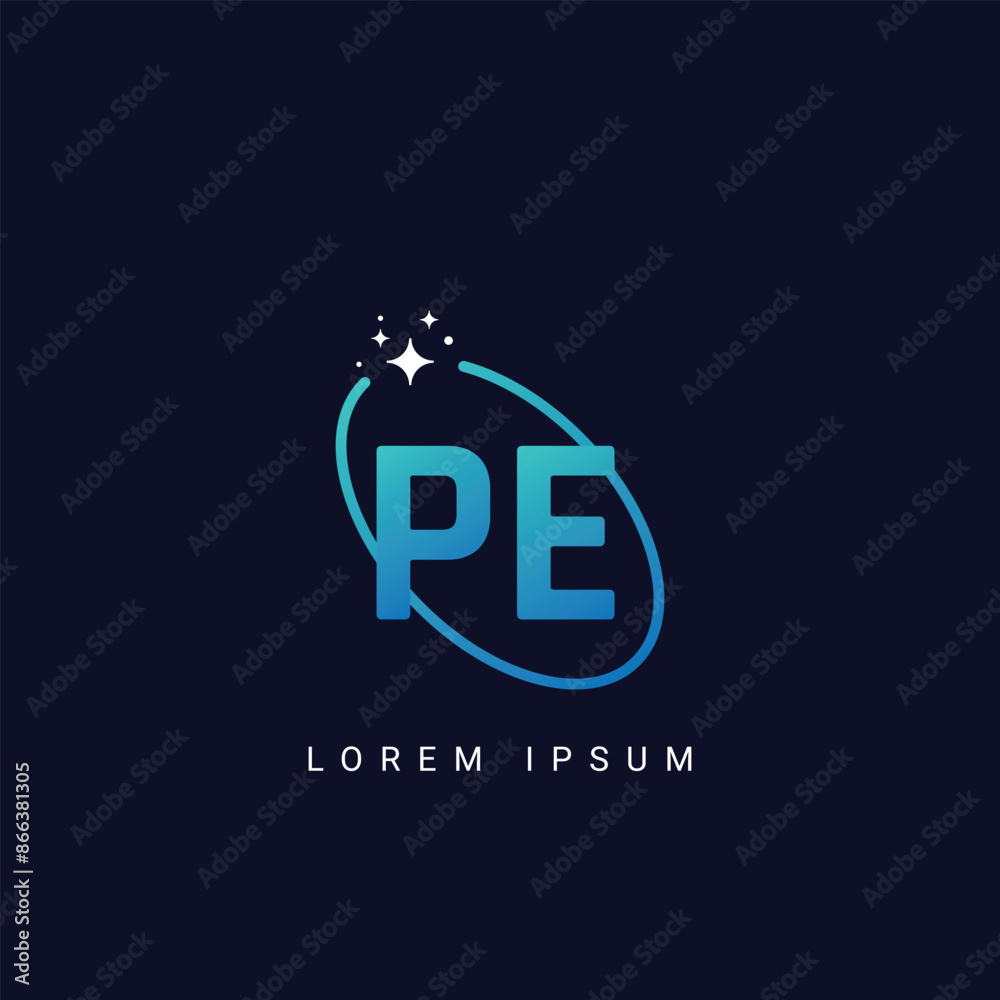 Alphabet letter PE EP unique logo vector template illustration Alphabet letter PE EP unique logo vector template illustration