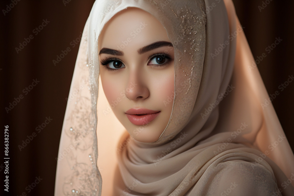 Arabian woman in hijab living her life in modern city have shopping working traveling abilities, Generative AI Arabian woman in hijab living her life in modern city have shopping working traveling abilities, Generative AI