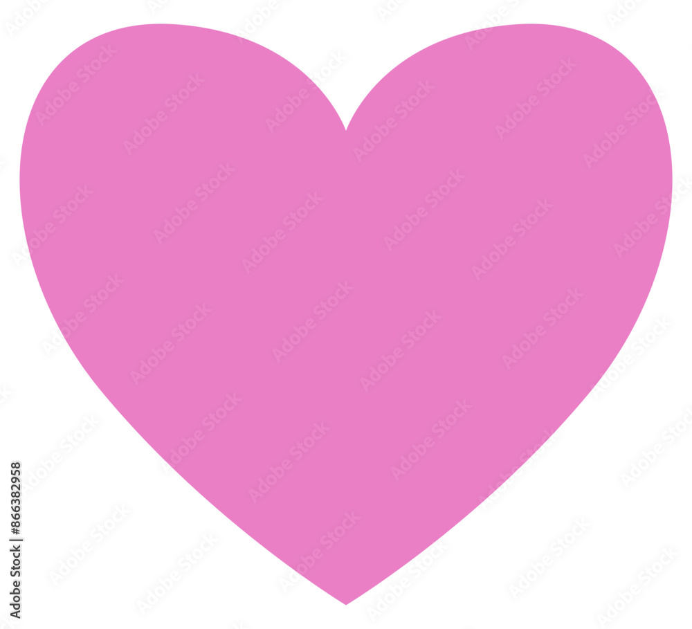 Pink love icon isolated on white background. Pink love icon isolated on white background.