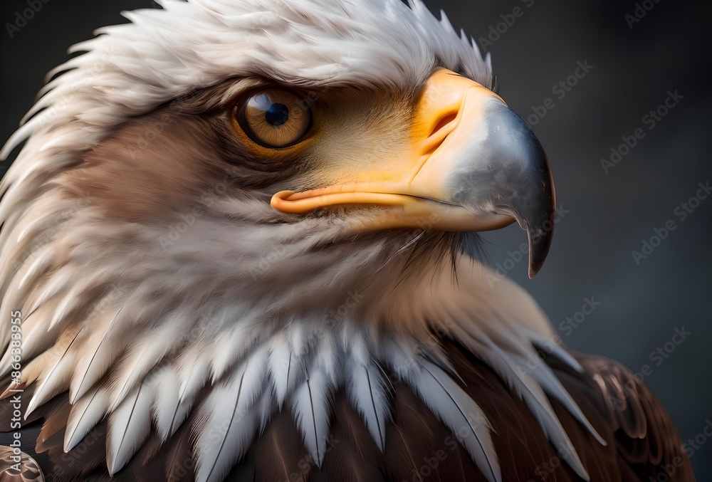 Fototapeta premium close up portrait of an eagle