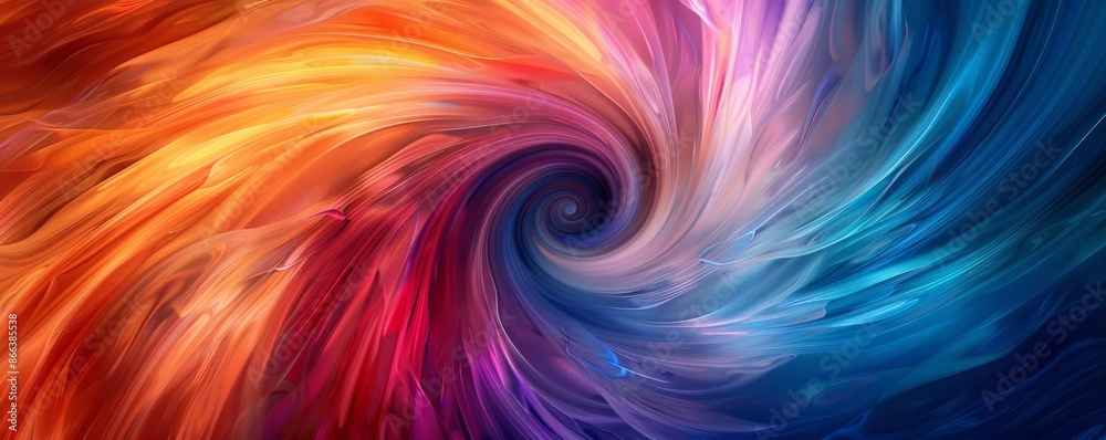 A swirl of vibrant colors blending together, creating a mesmerizing pattern. A swirl of vibrant colors blending together, creating a mesmerizing pattern.