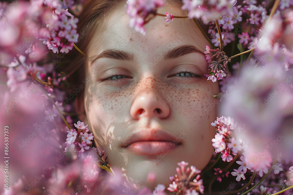 People in connection with nature, enjoying beautiful summer spring day weekend, made with Generative AI tools People in connection with nature, enjoying beautiful summer spring day weekend, made with Generative AI tools