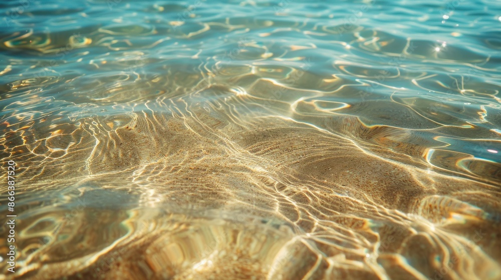 Ripples on the Surface of Clear Water. Ripples on the Surface of Clear Water.