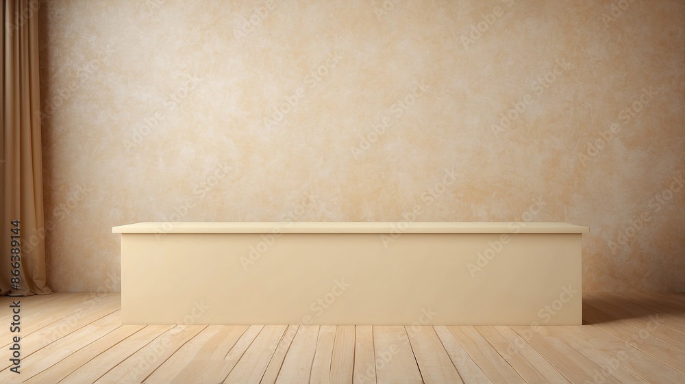 Podium cream background wall texture Podium cream background wall texture