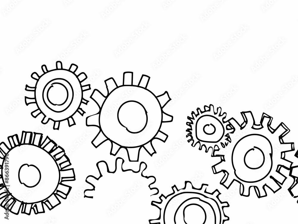 Gears in Motion: Seamless Interlocking Mechanisms Captured in a Flowing Line Dance Gears in Motion: Seamless Interlocking Mechanisms Captured in a Flowing Line Dance