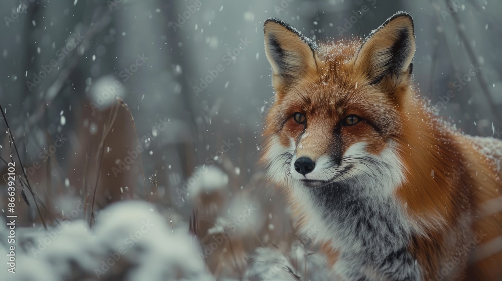 Red Fox in Winter Wonderland Red Fox in Winter Wonderland